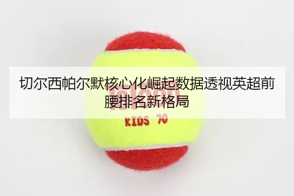 切尔西帕尔默核心化崛起数据透视英超前腰排名新格局